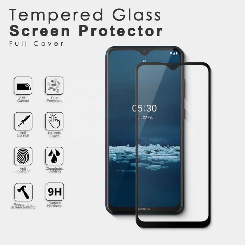 CellTime Full Tempered Glass Screen Guard for Nokia 5.3