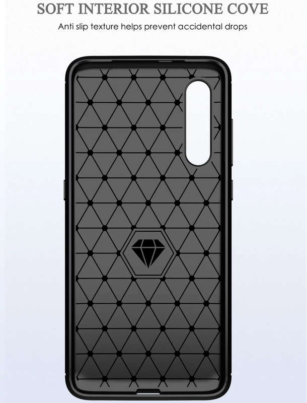 CellTime Xiaomi Redmi Note 8 Shockproof Carbon Fiber Design Cover