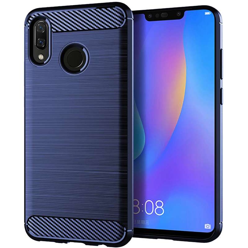 CellTime Huawei Y8s 2020 Shockproof Carbon Fiber Design Cover