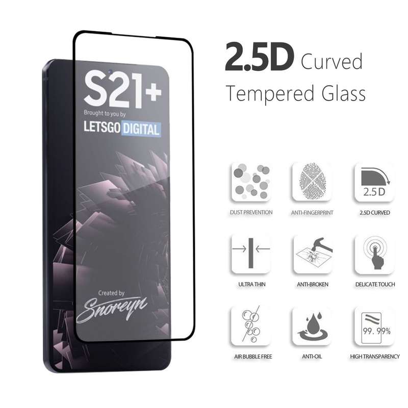 CellTime Full Tempered Glass Screen Guard for Galaxy S21 Plus