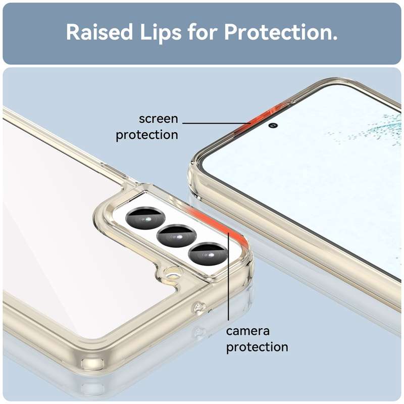 Candy Clear Shockproof Cover for Galaxy S23 Plus
