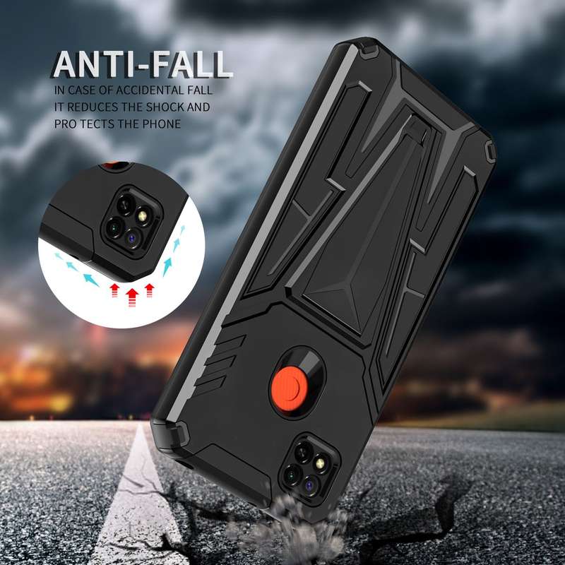 CellTime V-Armor Shockproof Kickstand Cover for Redmi 9C