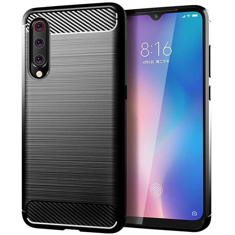 CellTime Xiaomi Redmi Note 8 Shockproof Carbon Fiber Design Cover