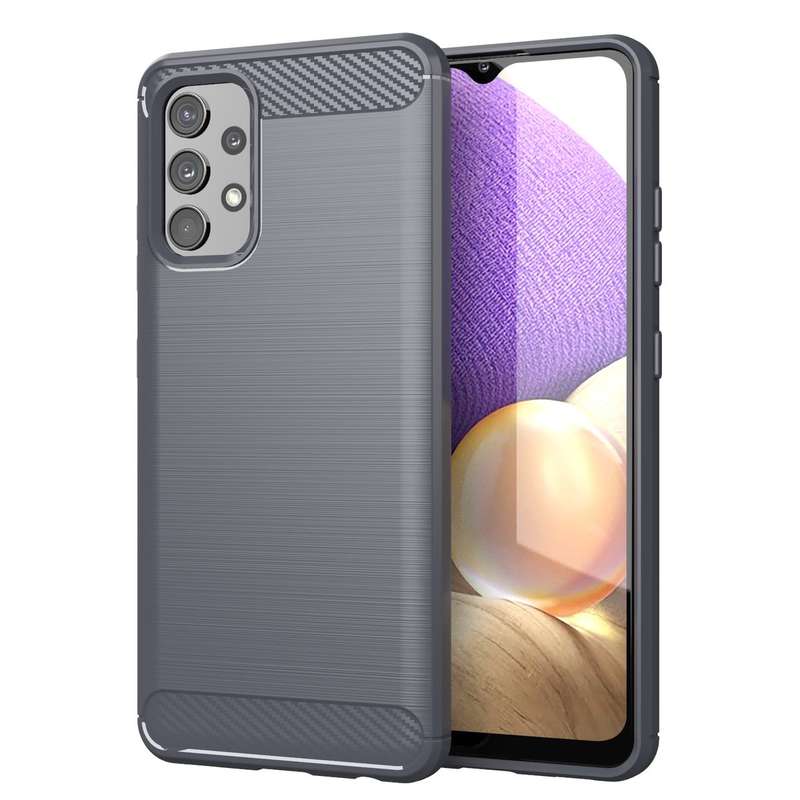 CellTime Galaxy A32 LTE/4G Shockproof Carbon Fiber Design Cover