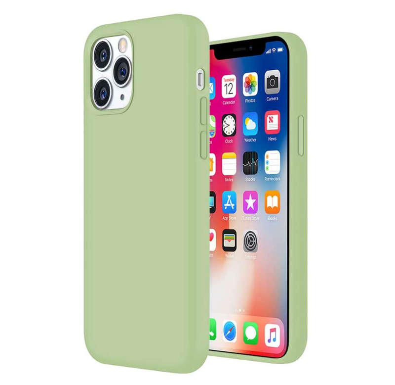 CellTime iPhone 12 Pro Max Shockproof Thickened Design Silicone Case with Soft Feel