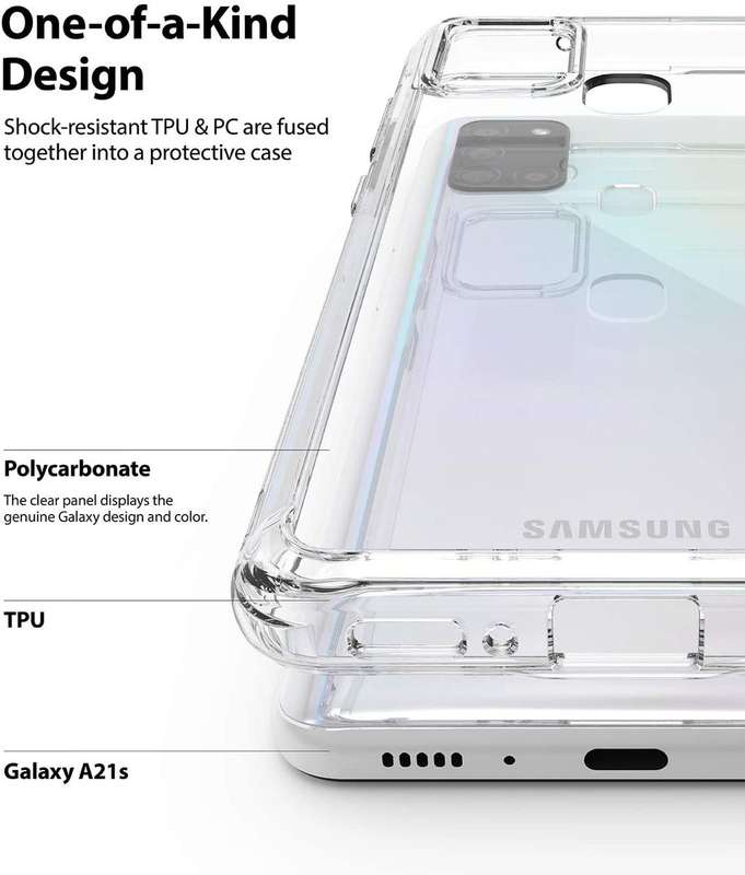 CellTime Galaxy A21S Shockproof Clear Cover