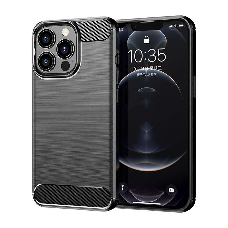 CellTime iPhone 13 Pro Max Shockproof Carbon Fiber Design Cover