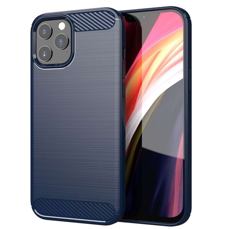 CellTime iPhone 12 Pro Max Shockproof Carbon Fiber Design Cover