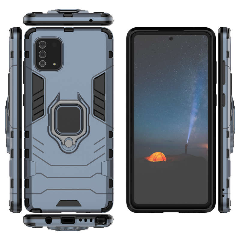 CellTime Galaxy Note 10 Lite Shockproof B/Panther Magnetic Ring Stand Cover