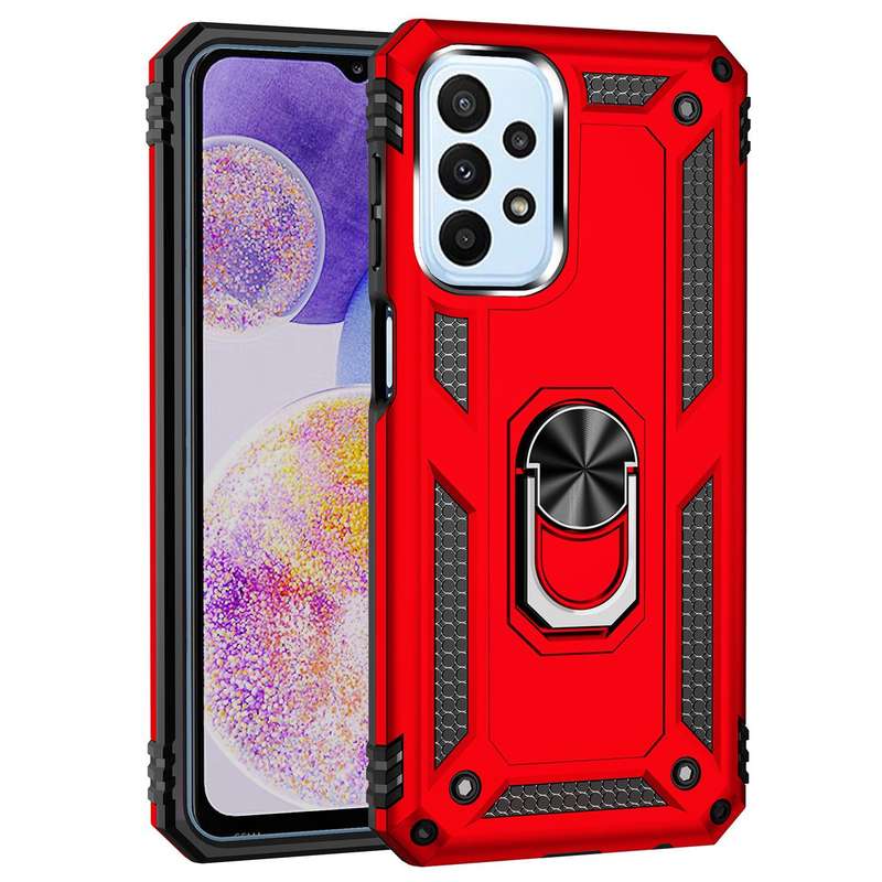 Sergeant Armor Shockproof Kickstand Cover for Galaxy A23 4G