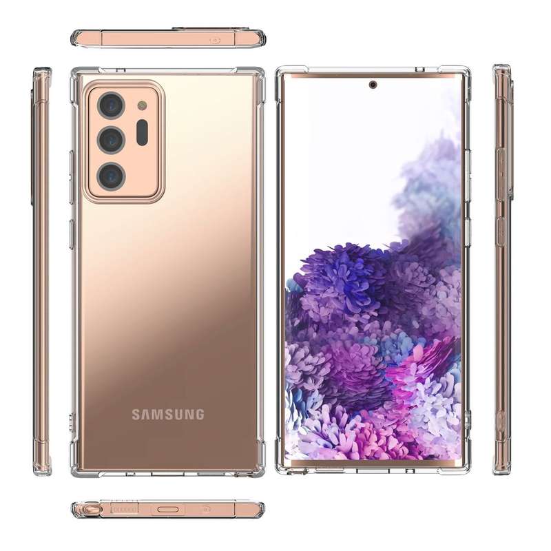 CellTime Galaxy Note 20 Ultra 5G Clear Shock Resistant Armor Cover