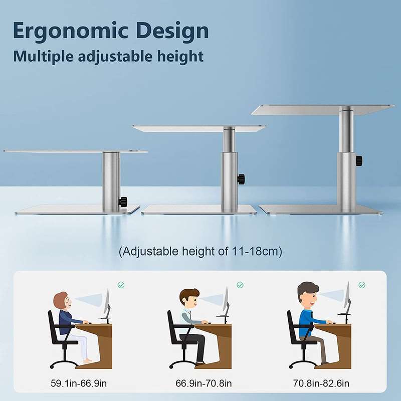 Nillkin HighDesk Adjustable Ergonomic Aluminium Monitor Riser Stand