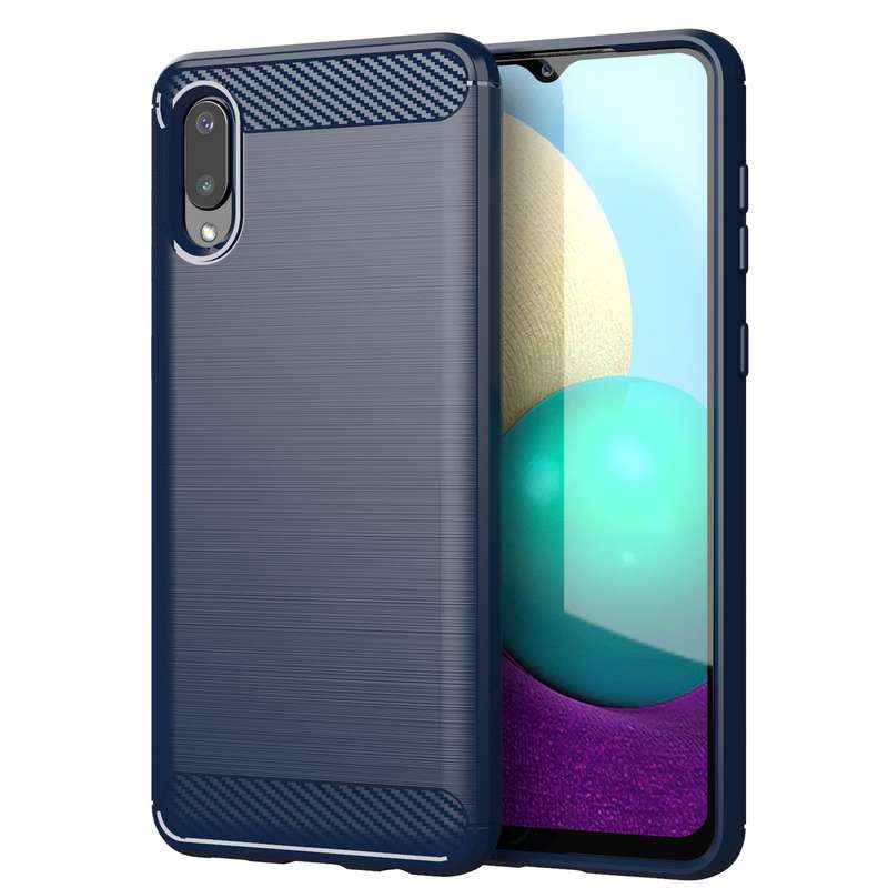 CellTime Galaxy A02 Shockproof Carbon Fiber Design Cover