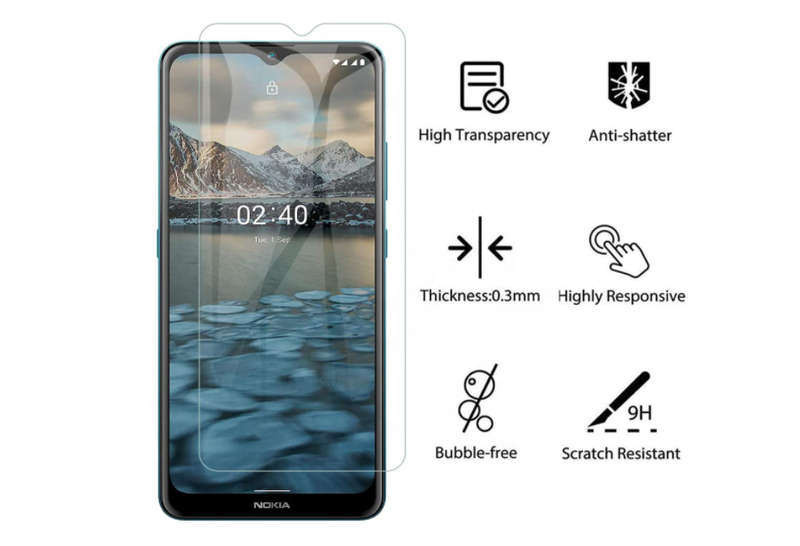 CellTime Full Tempered Glass Screen Guard for Nokia 2.4