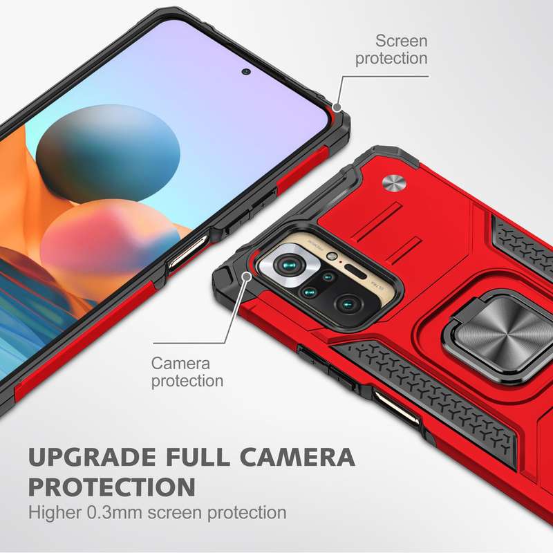 CellTime Redmi Note 10 Pro Shockproof Kemeng Armor Kickstand Cover
