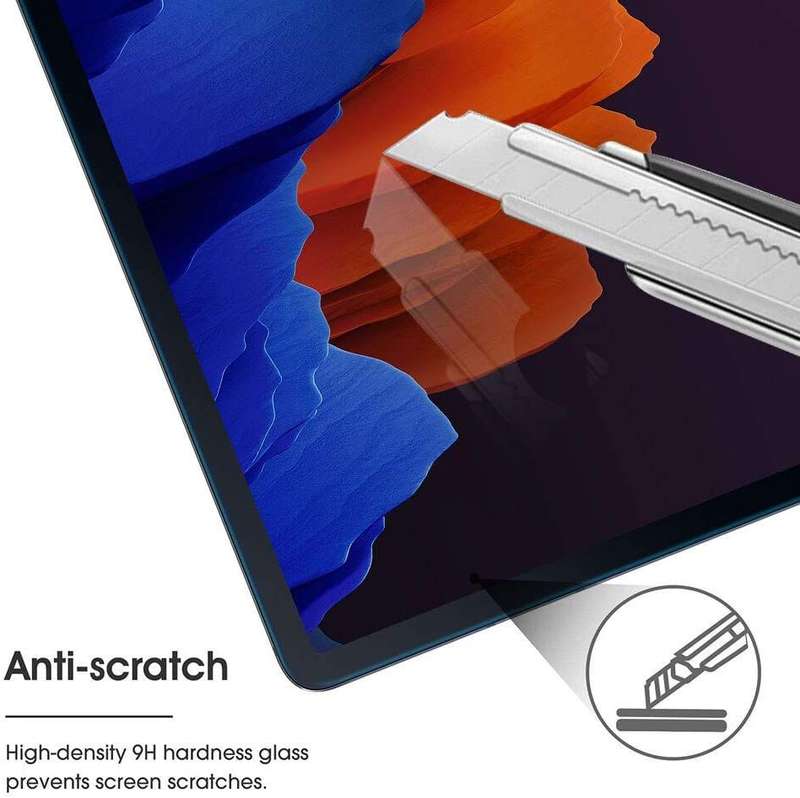 CellTime Tempered Glass Screen Guard for Galaxy Tab S7+ (12.4") (T970/T975)