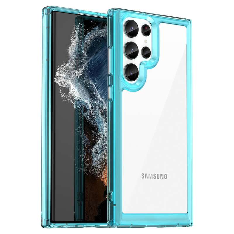 Candy Clear Shockproof Cover for Galaxy S23 Ultra