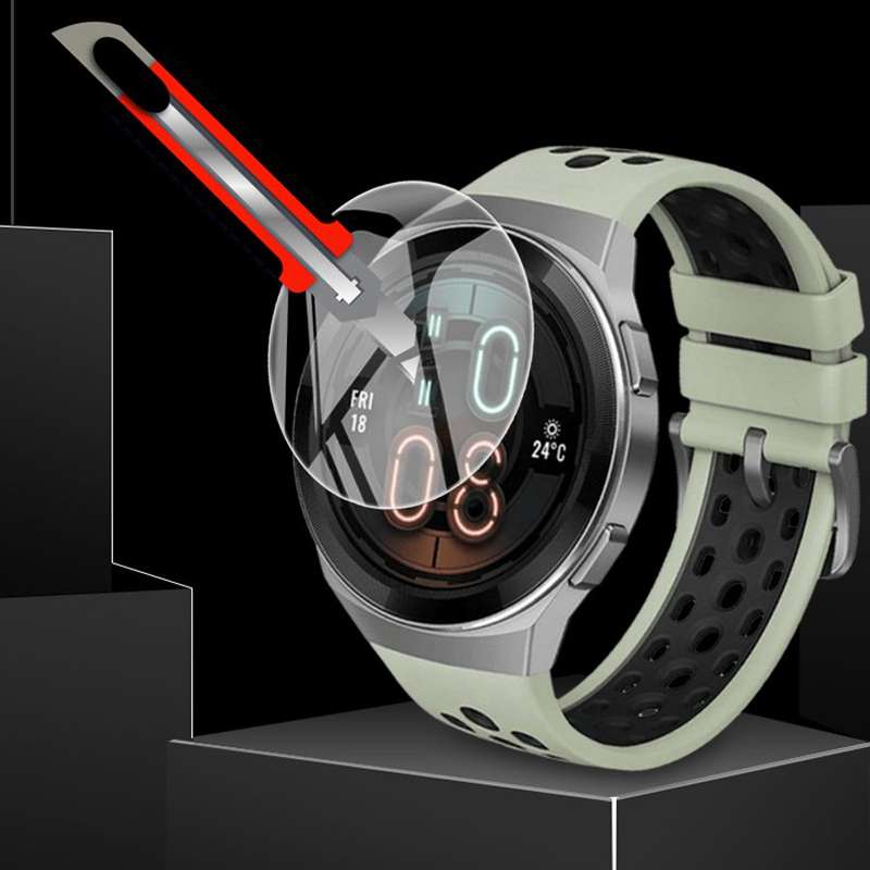 CellTime Huawei Watch GT2e Flat Tempered Glass Screen Guard