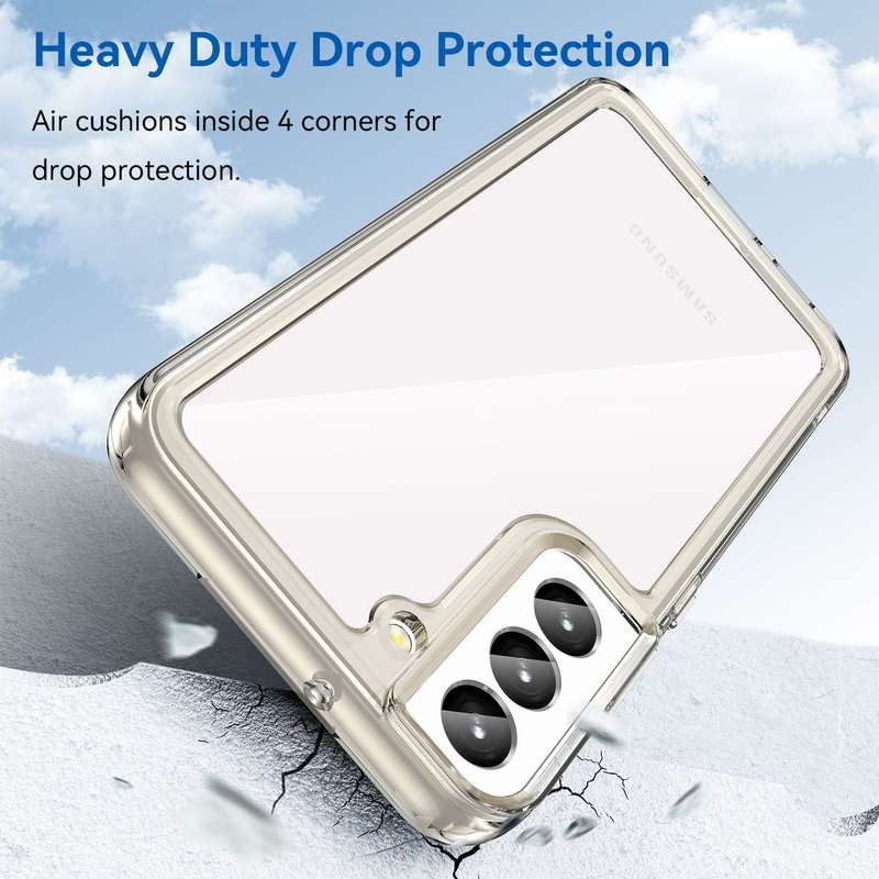 Candy Clear Shockproof Cover for Galaxy S23 Plus