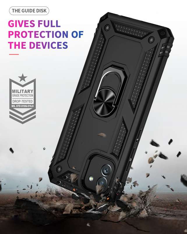 Sergeant Armor Shockproof Kickstand Cover for Galaxy A03