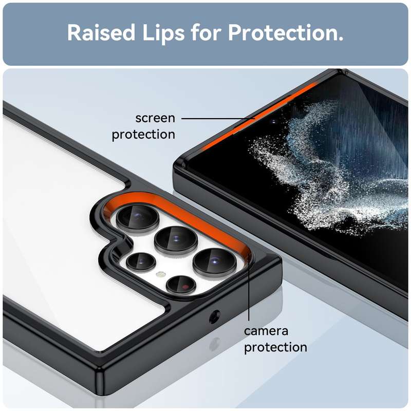 Candy Clear Shockproof Cover for Galaxy S23 Ultra