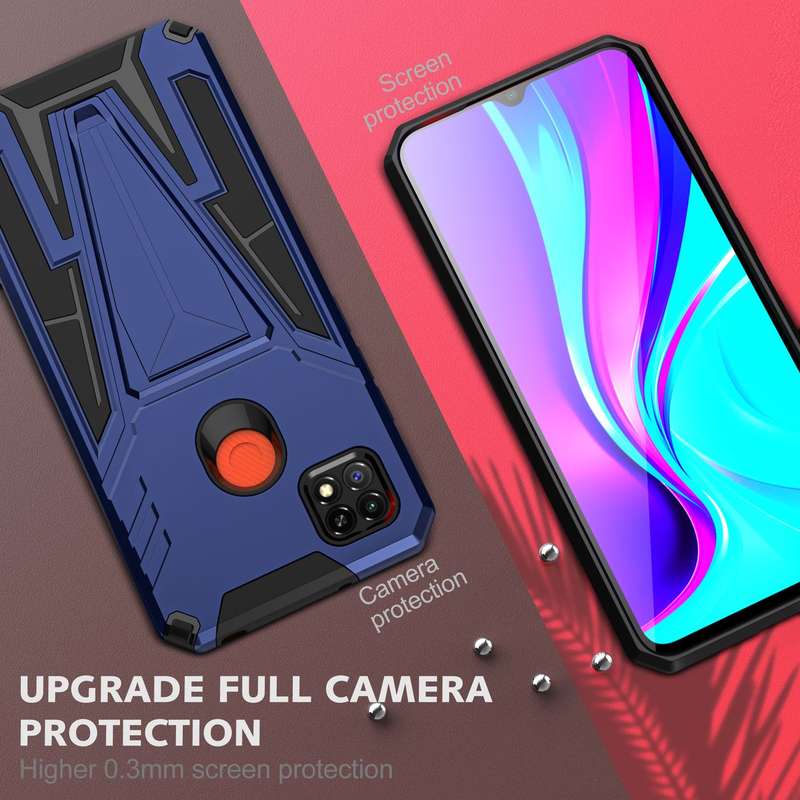 CellTime V-Armor Shockproof Kickstand Cover for Redmi 9C