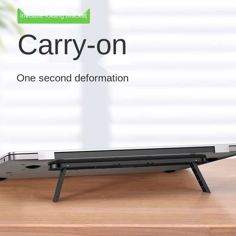 Height Adjustable Ergonomic Plastic Portable Laptop Stand