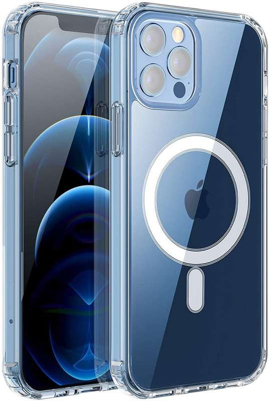 CellTime iPhone 12 Pro Max Clear Shockproof Cover with MagSafe