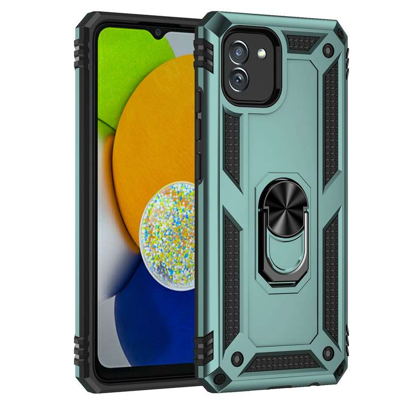 Sergeant Armor Shockproof Kickstand Cover for Galaxy A03