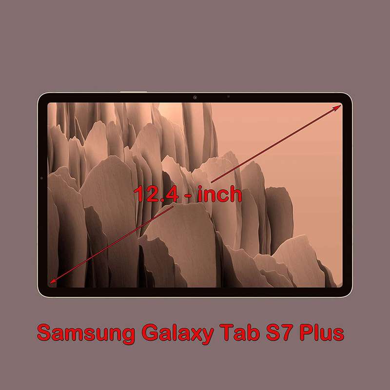 CellTime Tempered Glass Screen Guard for Galaxy Tab S7+ (12.4") (T970/T975)