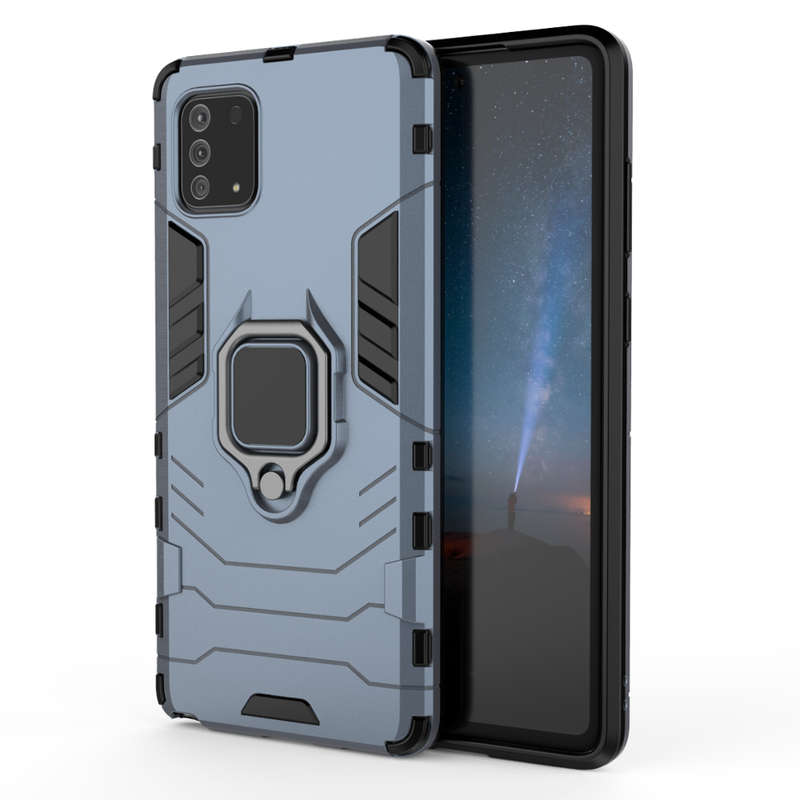 CellTime Galaxy Note 10 Lite Shockproof B/Panther Magnetic Ring Stand Cover