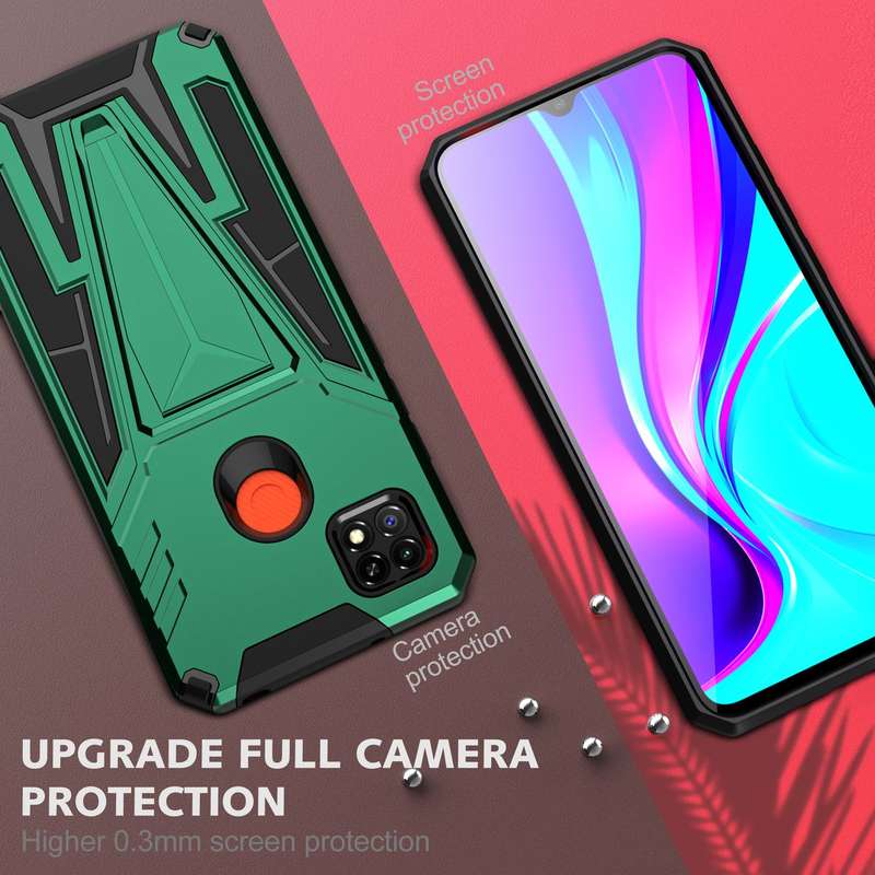 CellTime V-Armor Shockproof Kickstand Cover for Redmi 9C