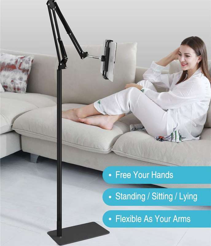 Adjustable Flexible iPad / Tablet / Smartphone Floor Stand