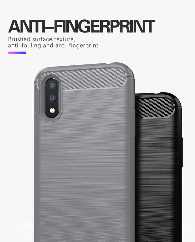 CellTime Galaxy A01 Shockproof Carbon Fiber Design Cover