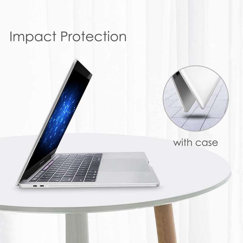 Clear Case for MacBook Pro M2/M1 13-inch (Model: A2251/A2289/A2338