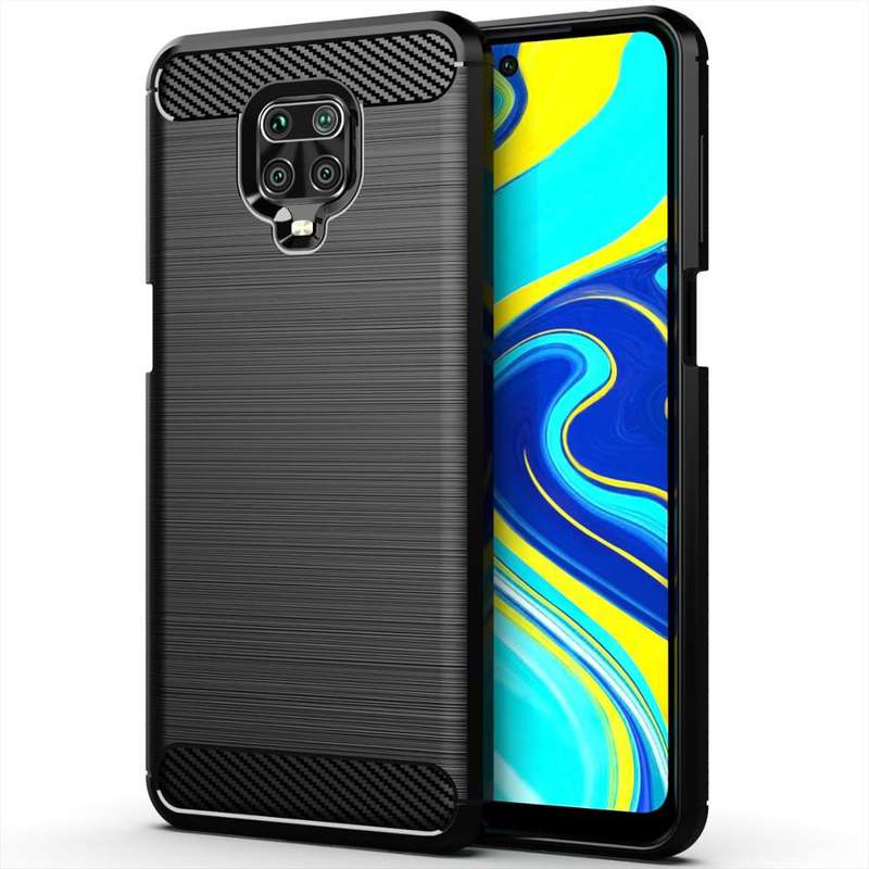 CellTime Xiaomi Redmi Note 9s / Pro Shockproof Carbon Fiber Design Cover