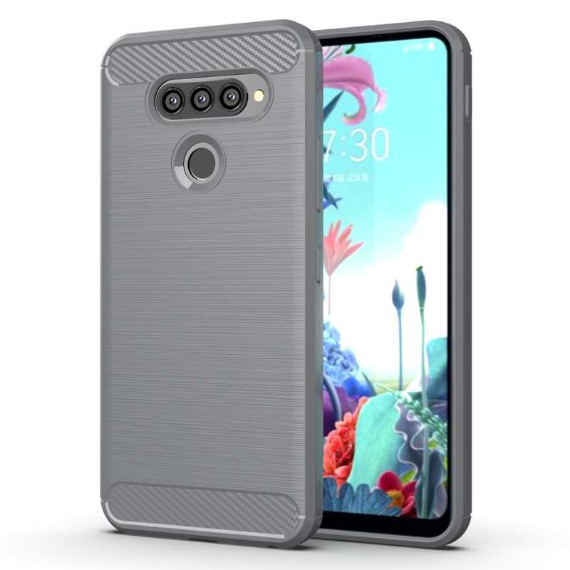CellTime LG G8s ThinQ Shockproof Carbon Fiber Design Cover