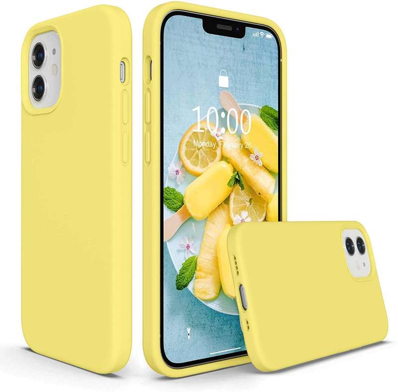 CellTime iPhone 12 Mini Shockproof Thickened Design Silicone Case with Soft Feel