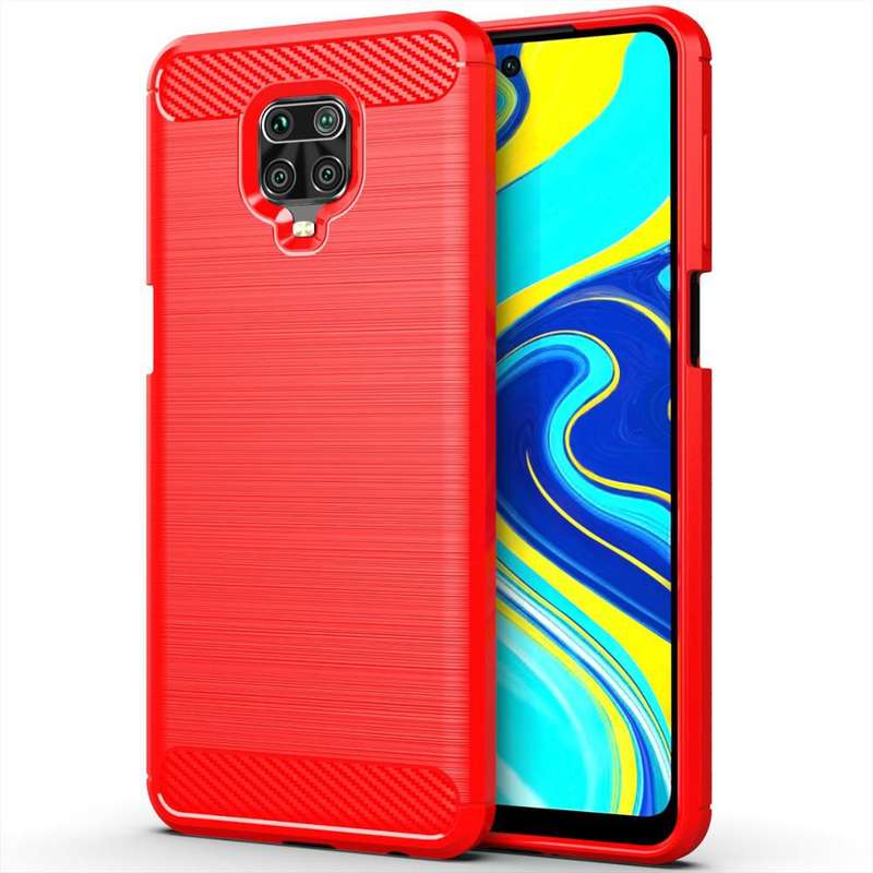 CellTime Xiaomi Redmi Note 9s / Pro Shockproof Carbon Fiber Design Cover