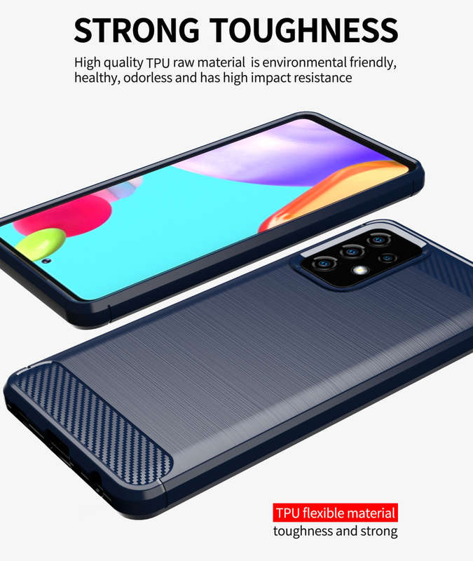 CellTime Galaxy A52 Shockproof Carbon Fiber Design Cover