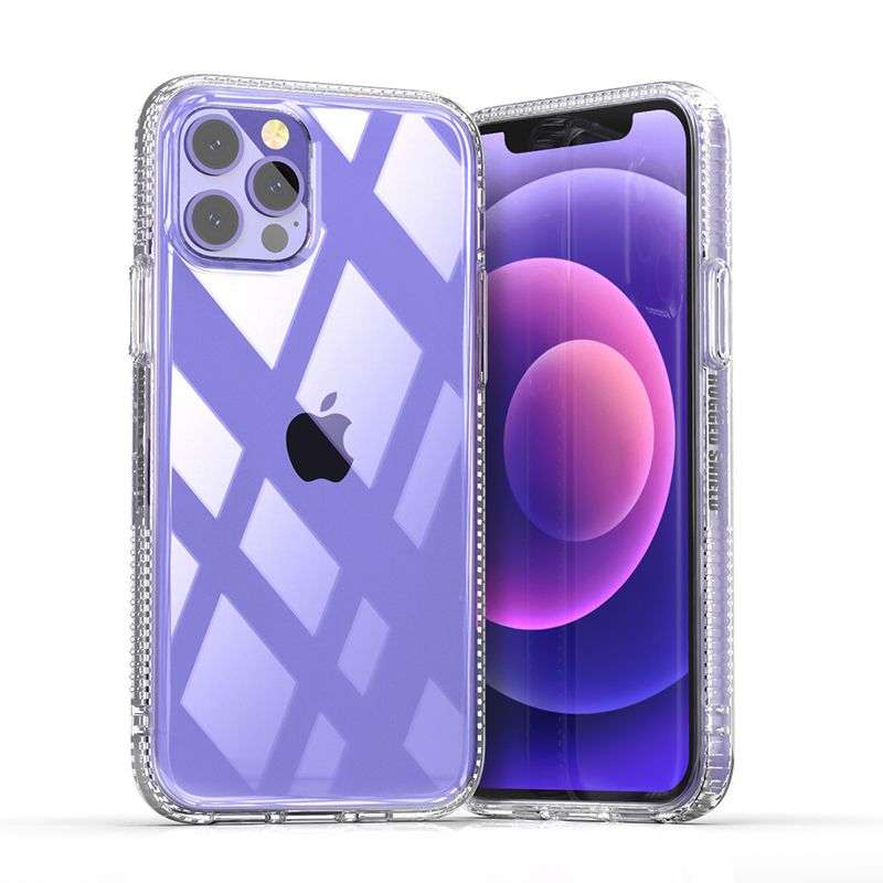 CellTime iPhone 12 / 12 Pro Shockproof Transparent Impact-Shell Cover