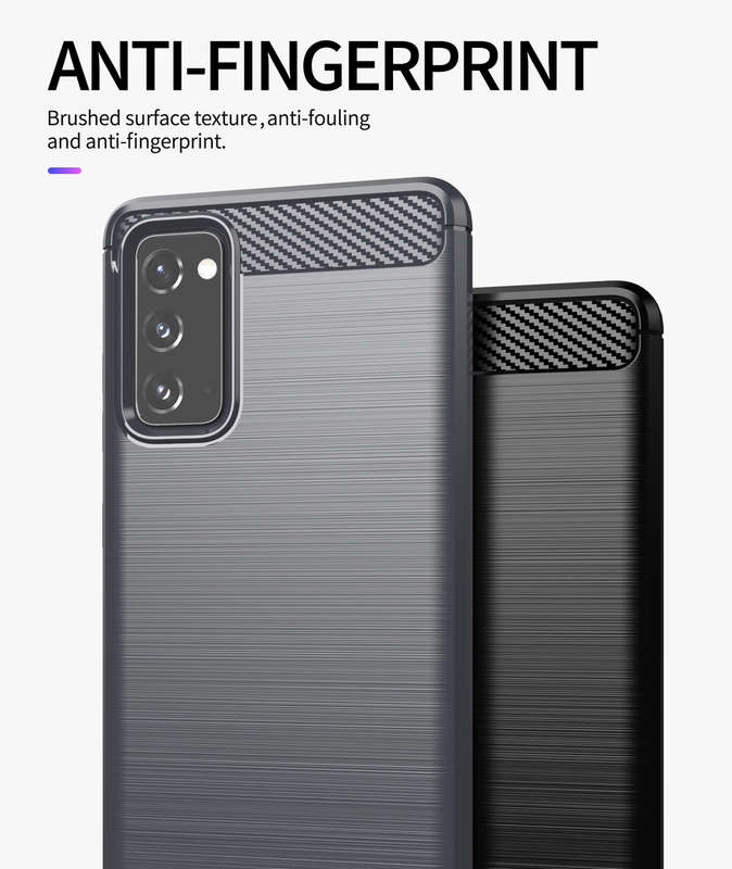 CellTime Galaxy S20 FE (Fan Edition) Shockproof Carbon Fiber Design Cover