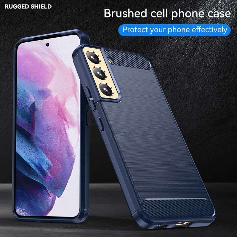 Carbon Fiber Design Cover for Galaxy S23 Plus Shockproof Case
