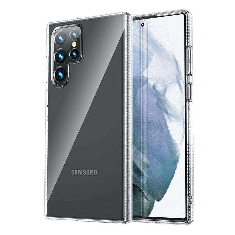 CellTime Galaxy S22 Ultra Shockproof Transparent Impact-Shell Cover