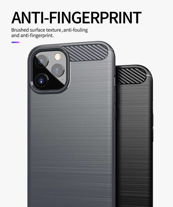 CellTime iPhone 12 Pro Max Shockproof Carbon Fiber Design Cover