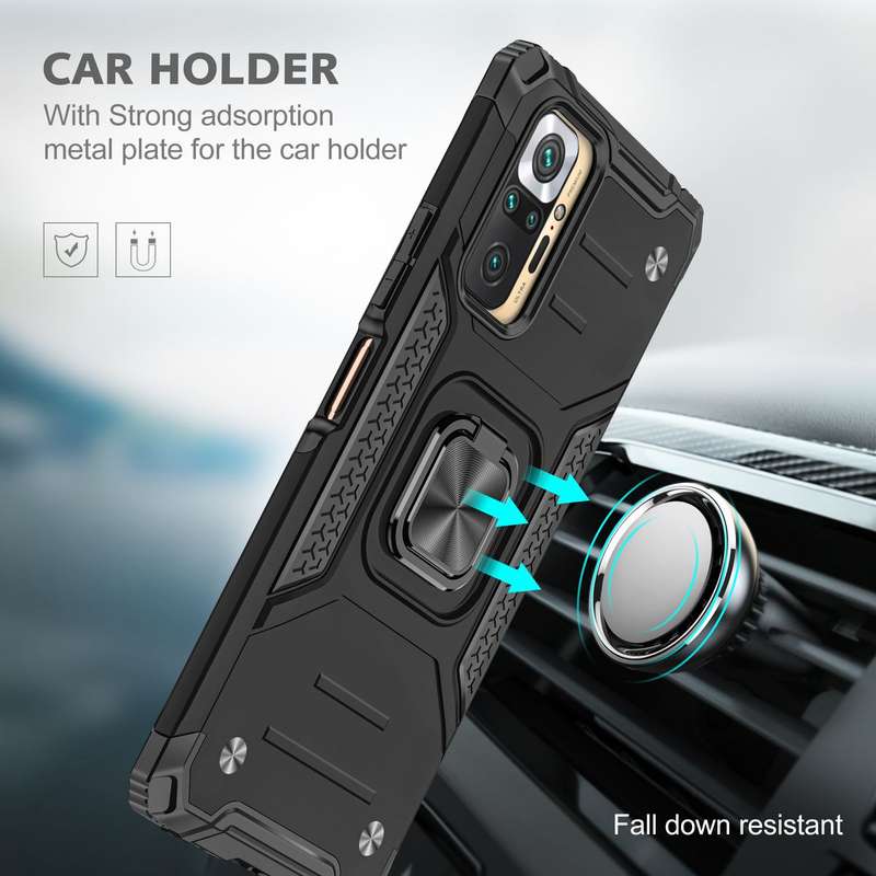 CellTime Redmi Note 10 Pro Shockproof Kemeng Armor Kickstand Cover