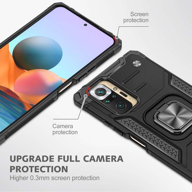 CellTime Redmi Note 10 Pro Shockproof Kemeng Armor Kickstand Cover