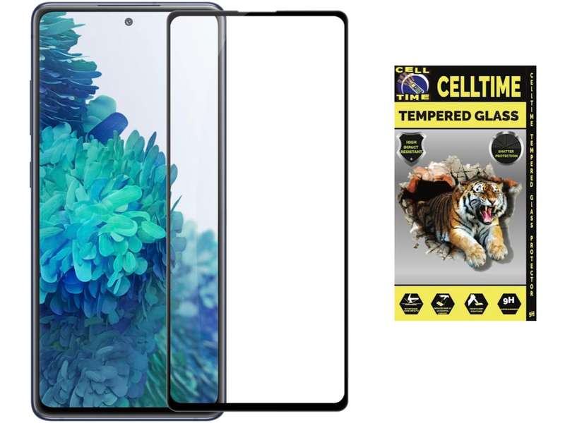 CellTime Full Tempered Glass Screen Guard for Galaxy S20 FE ( Fan Edition)
