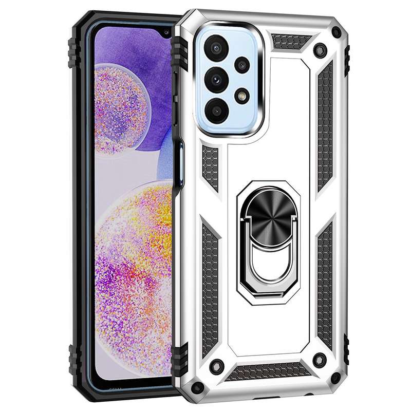 Sergeant Armor Shockproof Kickstand Cover for Galaxy A23 4G