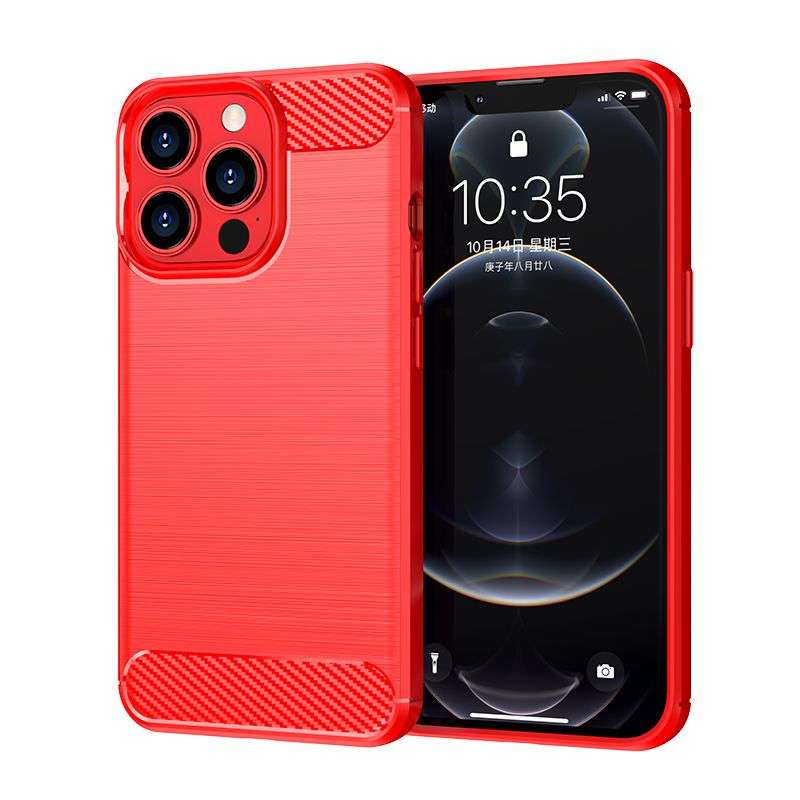 CellTime iPhone 13 Pro Max Shockproof Carbon Fiber Design Cover